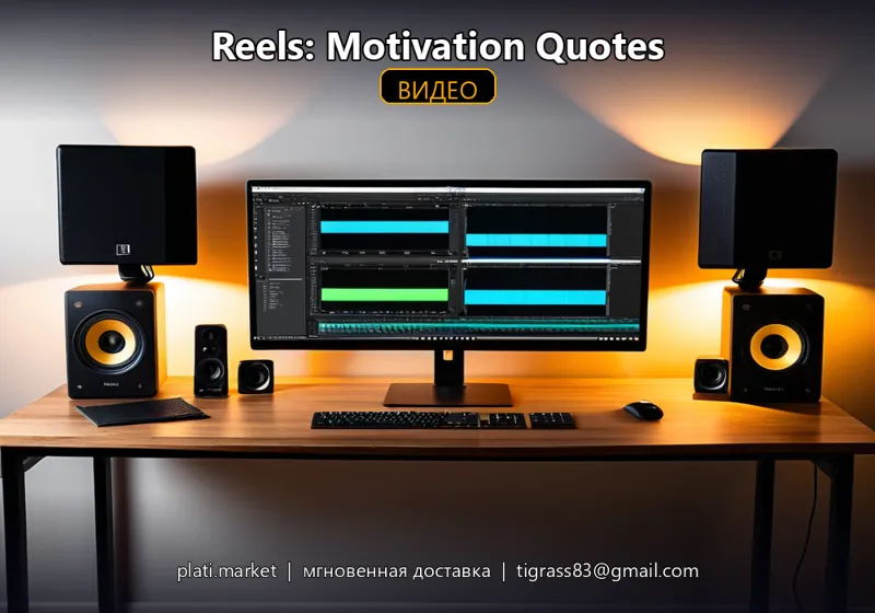 Reels Pack: 100+ мотивационных цитат + Canva + музыка