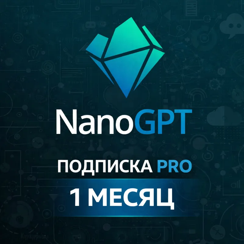 NANOGPT ПОДПИСКА - 1 МЕСЯЦ NANO GPT