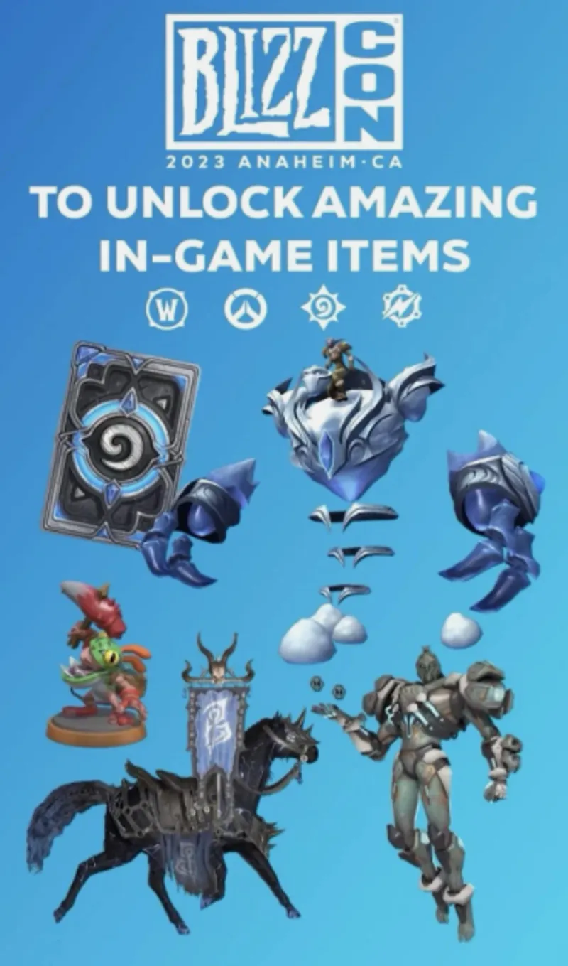 World of Warcraft ключ активации наград Blizzcon 2023