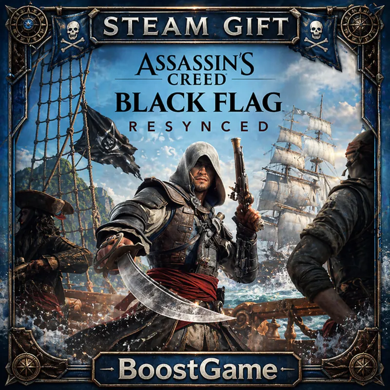 Assassin's Creed Black Flag Resynced Deluxe Edition・ВЫБОР РЕГИОНА・STEAM GIFT・