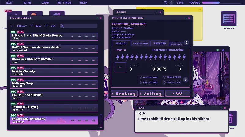 Yunyun Syndrome!? Rhythm Psychosis Extra Pack feat. HARDCORE TANO*C BGM STEAM РОССИЯ