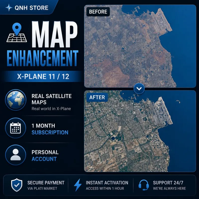 Map Enhancement for X-Plane