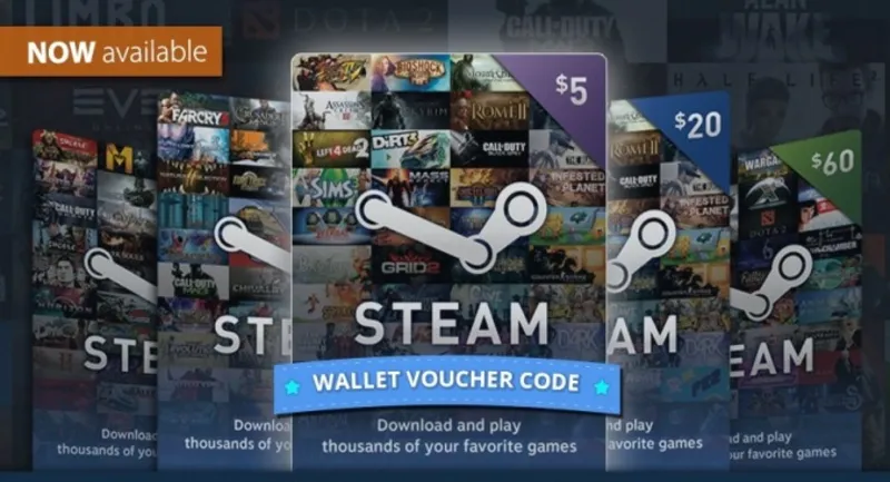 STEAM WALLET GIFT CARD 55 BRL БРАЗИЛИЯ