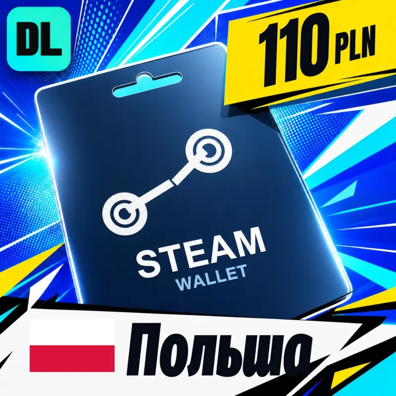 Steam Wallet Польша 110 PLN цифровой код — автовыдача 24/7