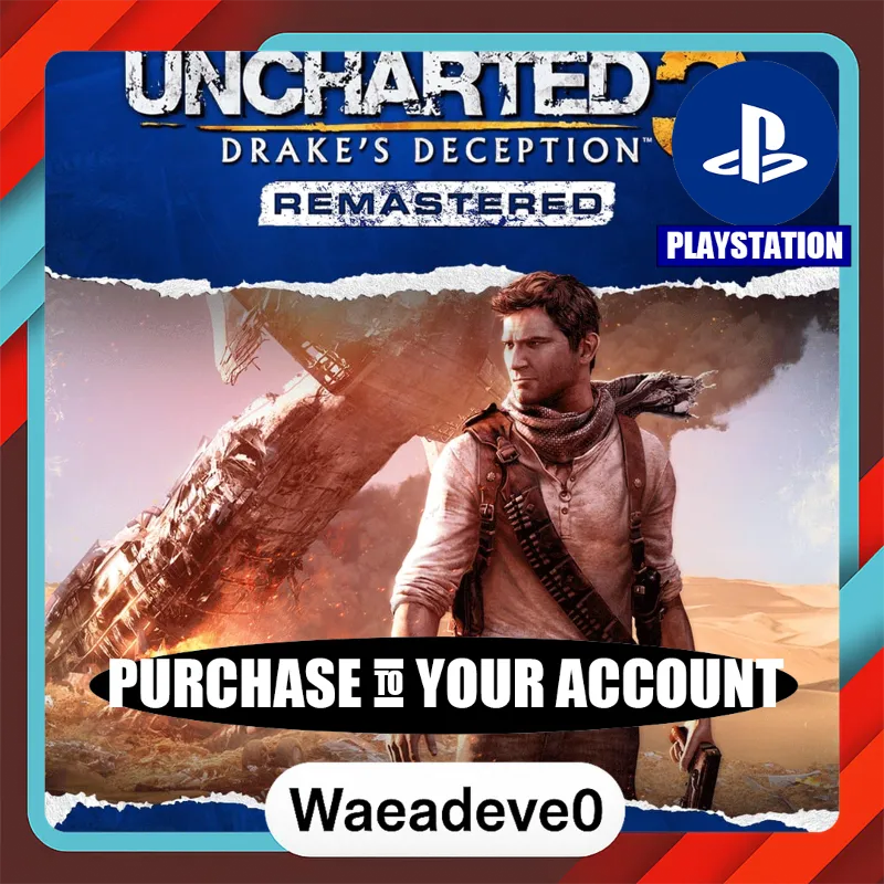 Uncharted 3: Drake’s Deception Remastered – PlayStation (PSN) – Purchase in Your Acc