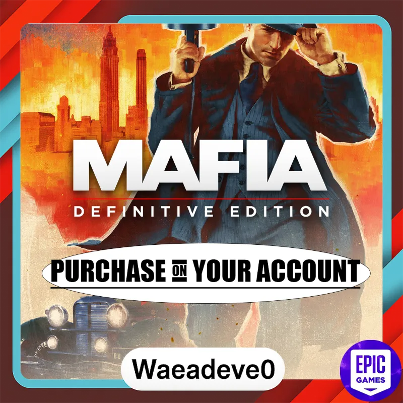 Mafia: Definitive Edition - Epic games - Purchase on your account