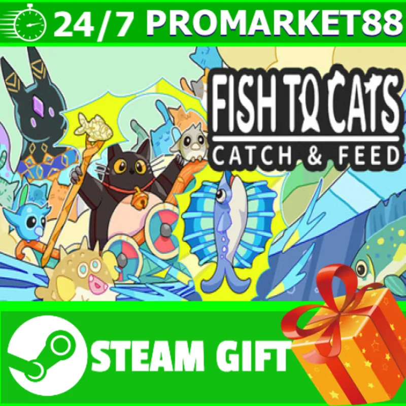 ВСЕ СТРАНЫ+РОССИЯ Fish to Cats: Catch & Feed STEAM