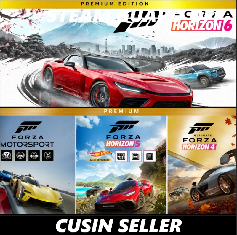 Forza Horizon 6 Premium Edition + FH4 + FH5 + FH Motorsport | Онлайн |Ваш прогресc