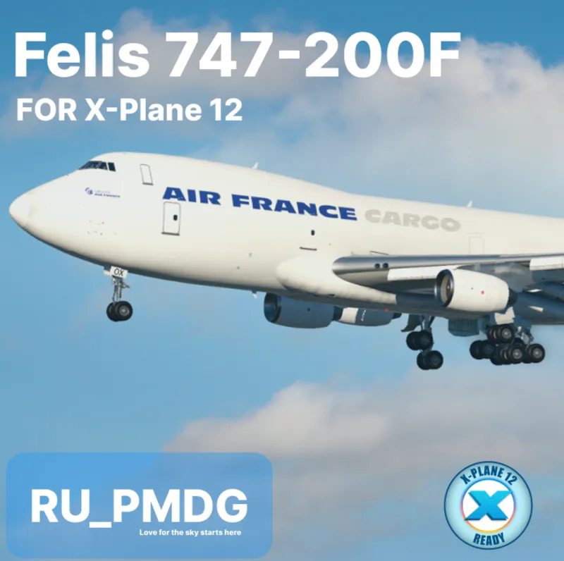 Felis 747-200F (Cargo) for X-Plane 12