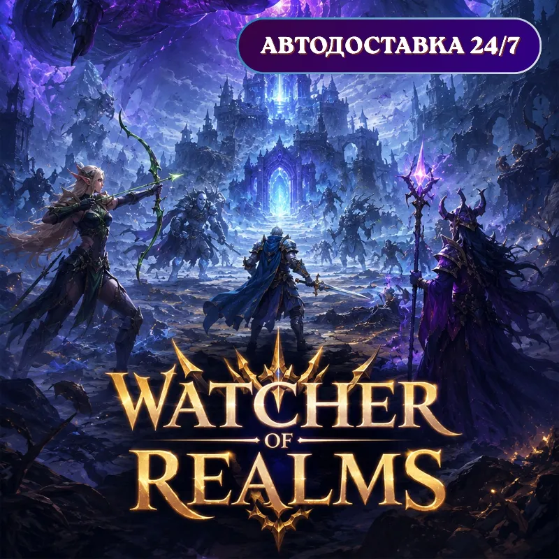 24/7 ПОПОЛНЕНИЕ W-Gold Watcher of Realms Золото по ID