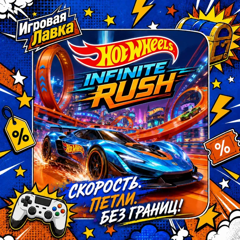 HOT WHEELS Infinite Rush | Playstation | PS5 | Выбор региона