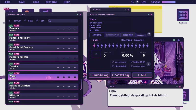 Yunyun Syndrome!? Rhythm Psychosis - Extra Song Pack feat. Rish STEAM РОССИЯ