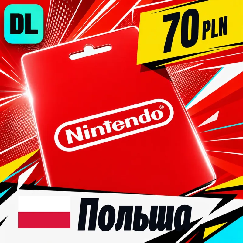 Nintendo eShop Польша 70 PLN цифровой код — автовыдача 24/7