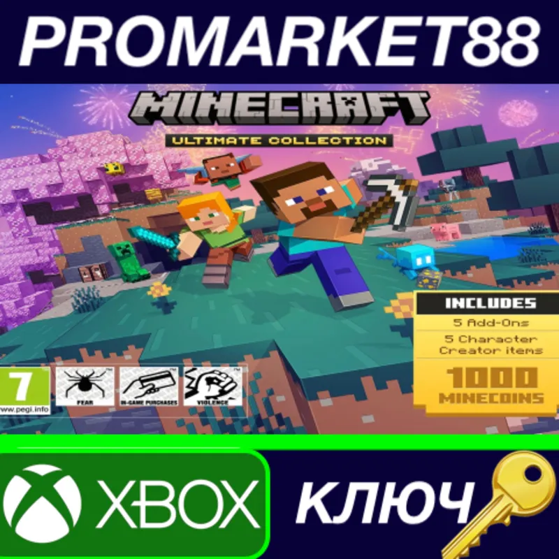 Minecraft Ultimate Collection EU XBOX One / Xbox Series X|S КЛЮЧ