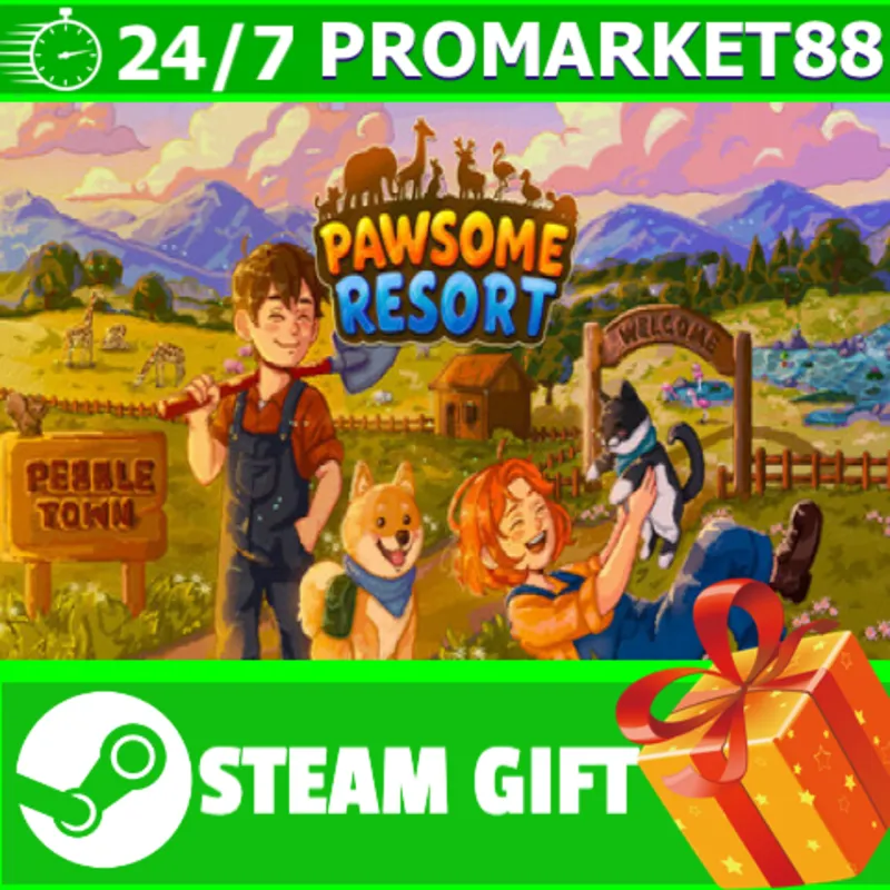 ВСЕ СТРАНЫ+РОССИЯ Pawsome Resort STEAM GIFT