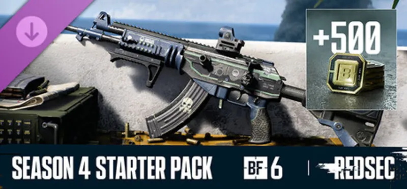 Набор Starter сезона 4 — Battlefield 6 и REDSEC steam DLC дополнение Россия\Мир
