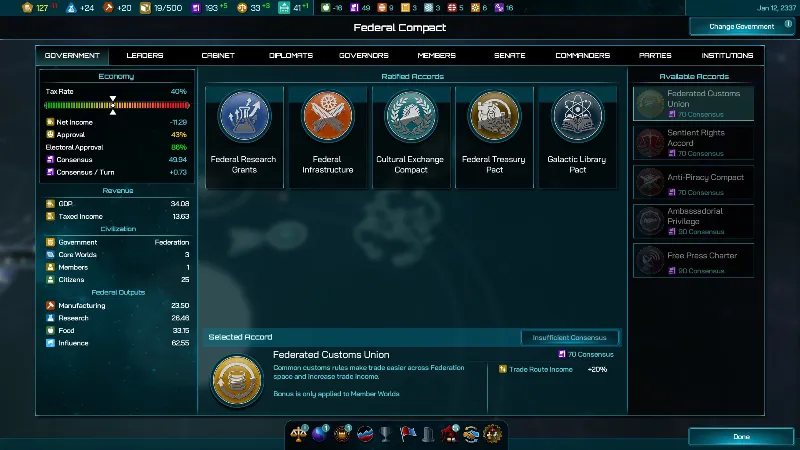 Galactic Civilizations IV: Federations & Empires