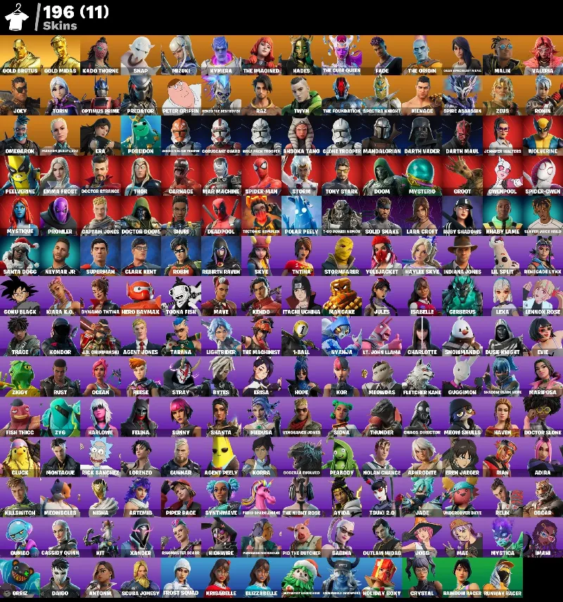 [ ALL PLATFORMS! ] 196+ Skins, 259+ Pickaxes, 174+ Emotes| Full + Instant Access