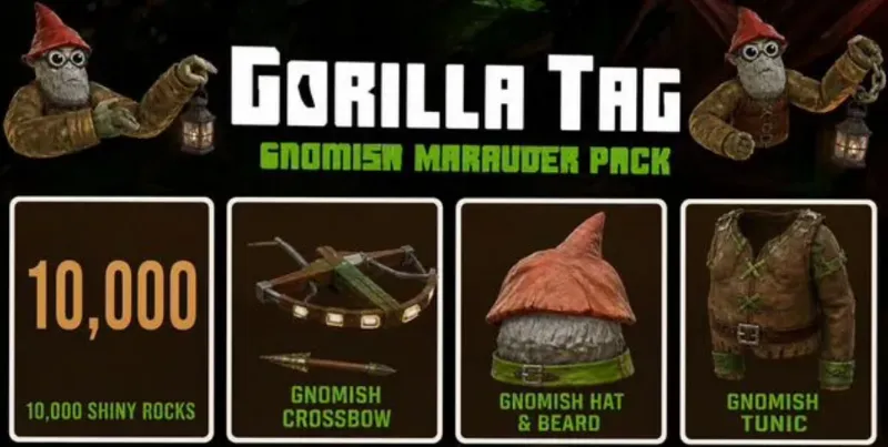 Gnomish Marauder Pack для Gorilla Tag для Oculus quest 2 3 s