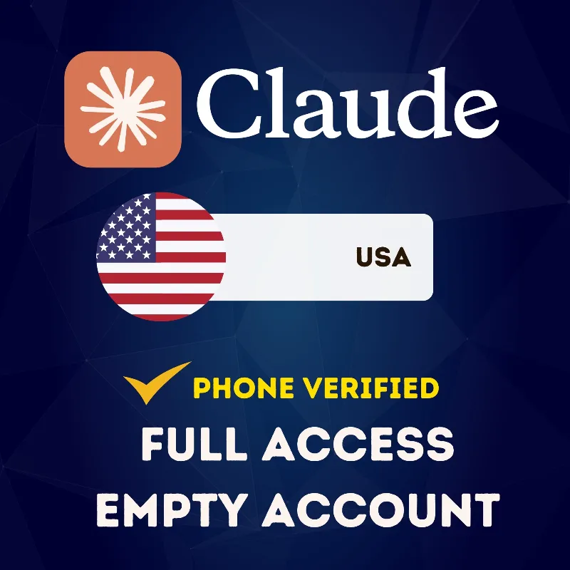 США CLAUDE АККАУНТ | ПОЛНЫЙ ДОСТУП | УСЛУГА ПОДТВЕРЖДЕНИЯ ТЕЛЕФОНА