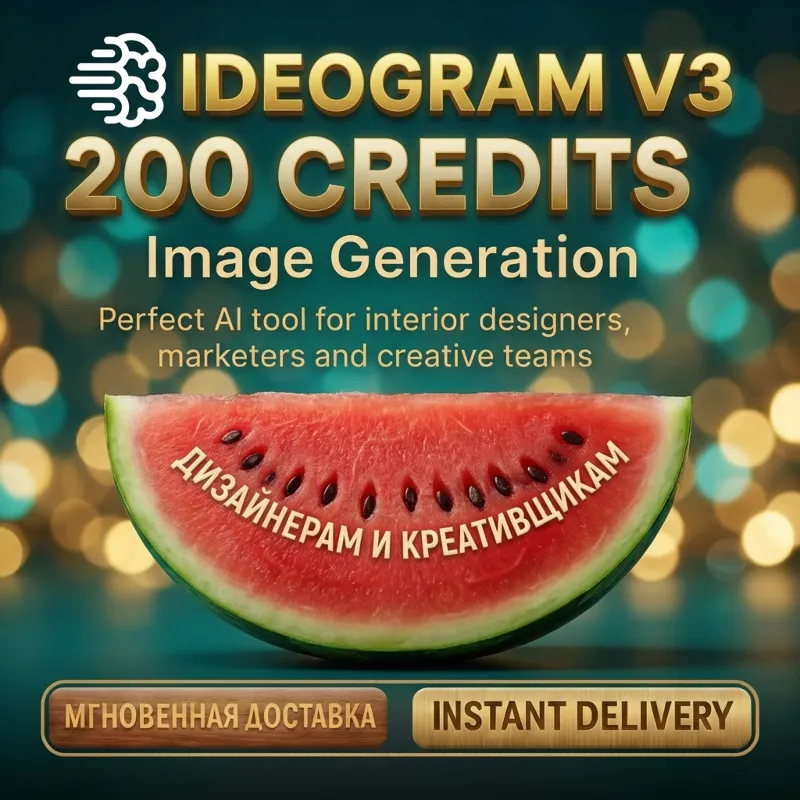 Ideogram V3 | Character — 200 Кредитов для генерации изображений