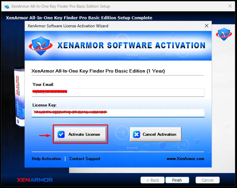XenArmor All-In-One Key Finder Pro Basic Edition Лицензионный ключ на 1 год