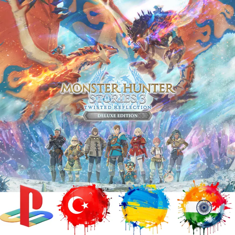 Monster Hunter Stories 3 Twisted Reflection Deluxe PS5/ТУРЦИЯ/УКРАИНА/ИНДИЯ/PS