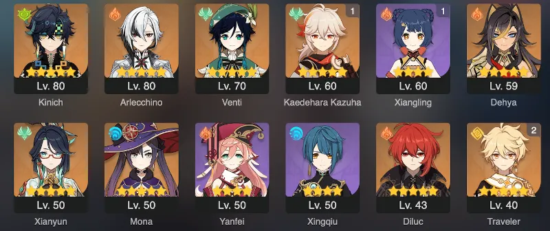 [2in1] NA GENSHIN IMPACT + Honkai: Star Rail | 49 AR | 43 CHARACTERS | 10 LEGENDARY |