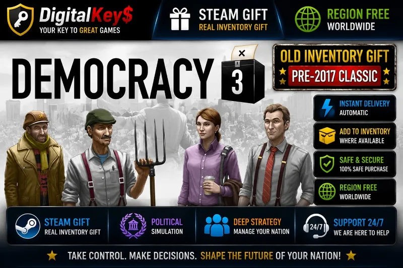 Democracy 3 — Steam Gift / Old Inventory Gift