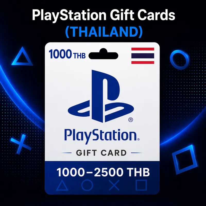 PlayStation Gift Cards Таиланд (TH) 1000–2500 THB | Коды пополнения PSN