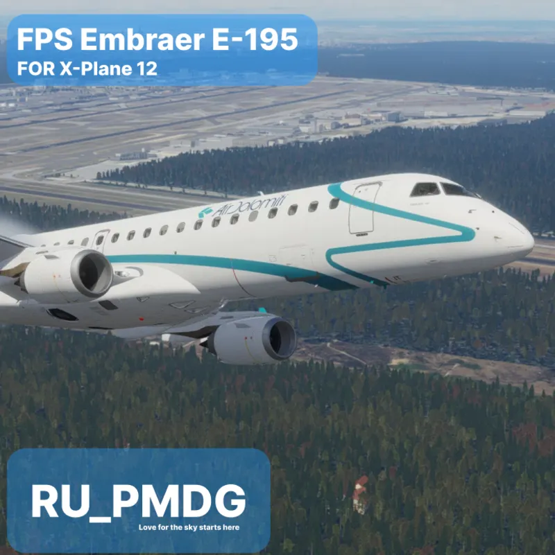 FPS E195 for X-Plane 12