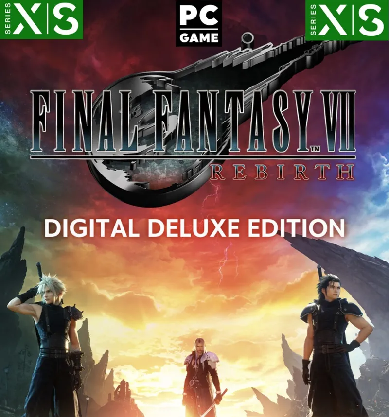 FINAL FANTASY VII REBIRTH DELUXE XBOX SERIES XS PC ПОКУПКА НА ВАШ АКАУНТ