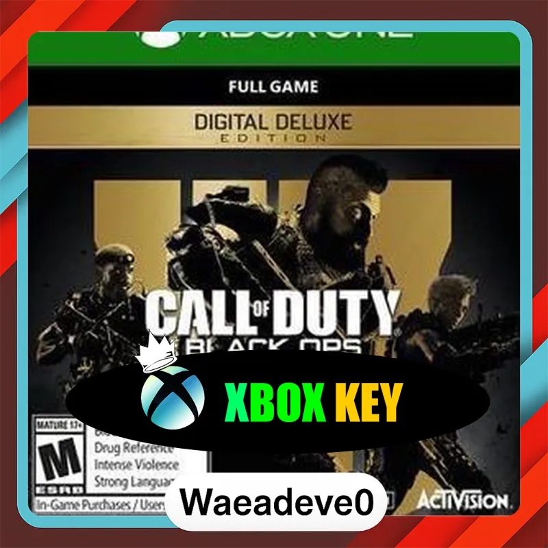 Call of Duty: Black Ops 4 - Digital Deluxe XBOX LIVE Key GLOBAL