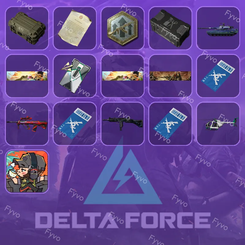 Delta Force Твич Дропс 16 Предметов Twitch Drops