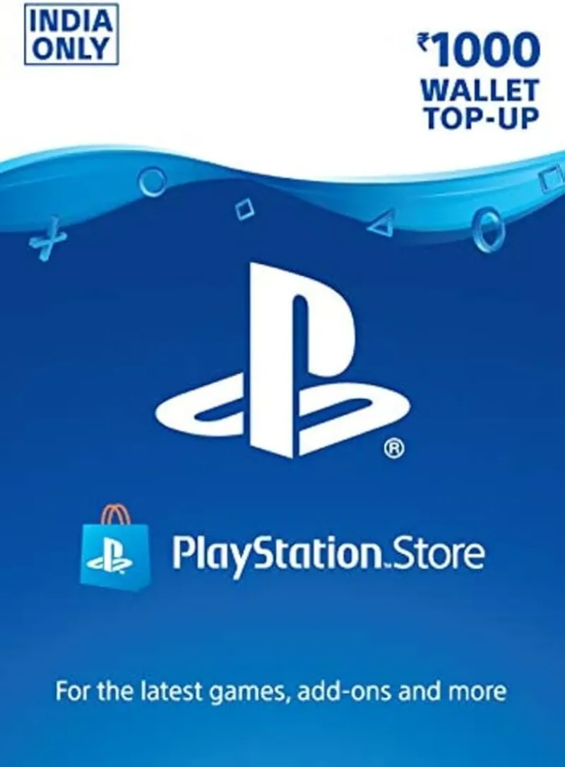 PlayStation PSN - ₹ 1000 INR Gift Card(India)