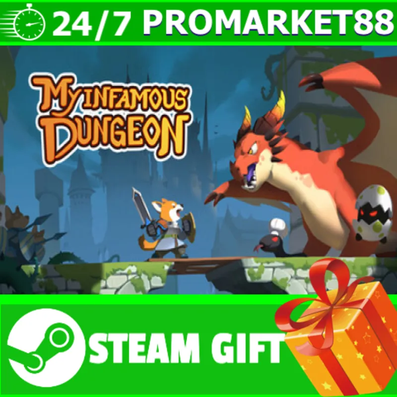 ВСЕ СТРАНЫ+РОССИЯ My Infamous Dungeon STEAM GIFT