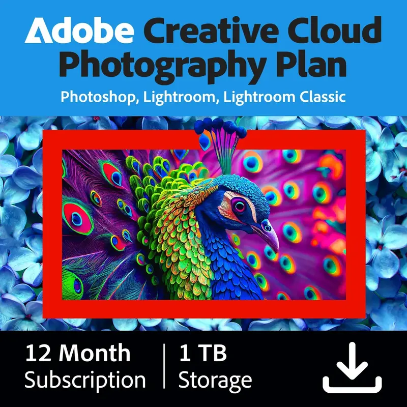 Adobe Creative Cloud Photography Plan | Photoshop + Lightroom + Lightroom Classic |