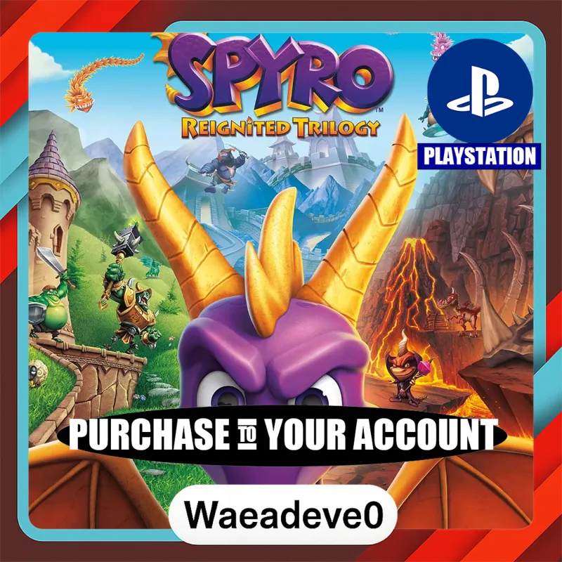Spyro Reignited Trilogy – PlayStation (PSN) – Purchase in Your Account