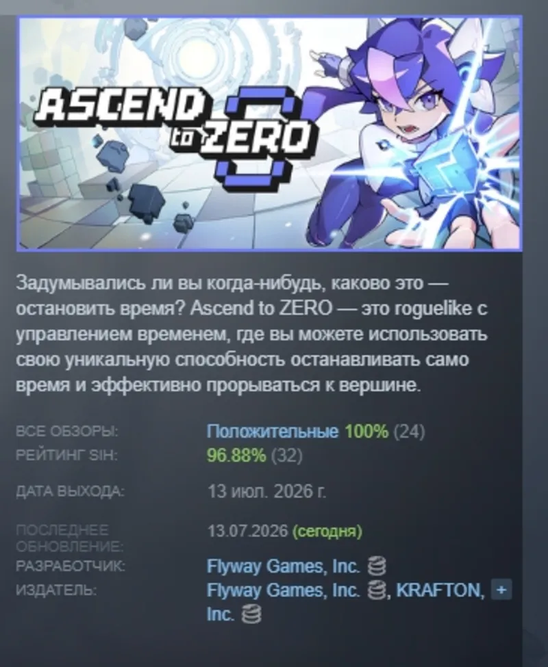 Ascend to ZERO АВТОДОСТАВКА STEAM GLOBAL МГНОВЕННО ЛИЦЕНЗИЯ