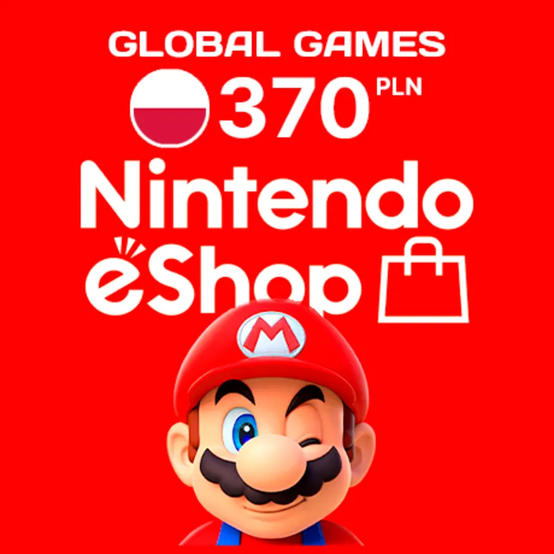 NINTENDO eSHOP 370zl PLN Польша КАРТА ПОПОЛНЕНИЯ