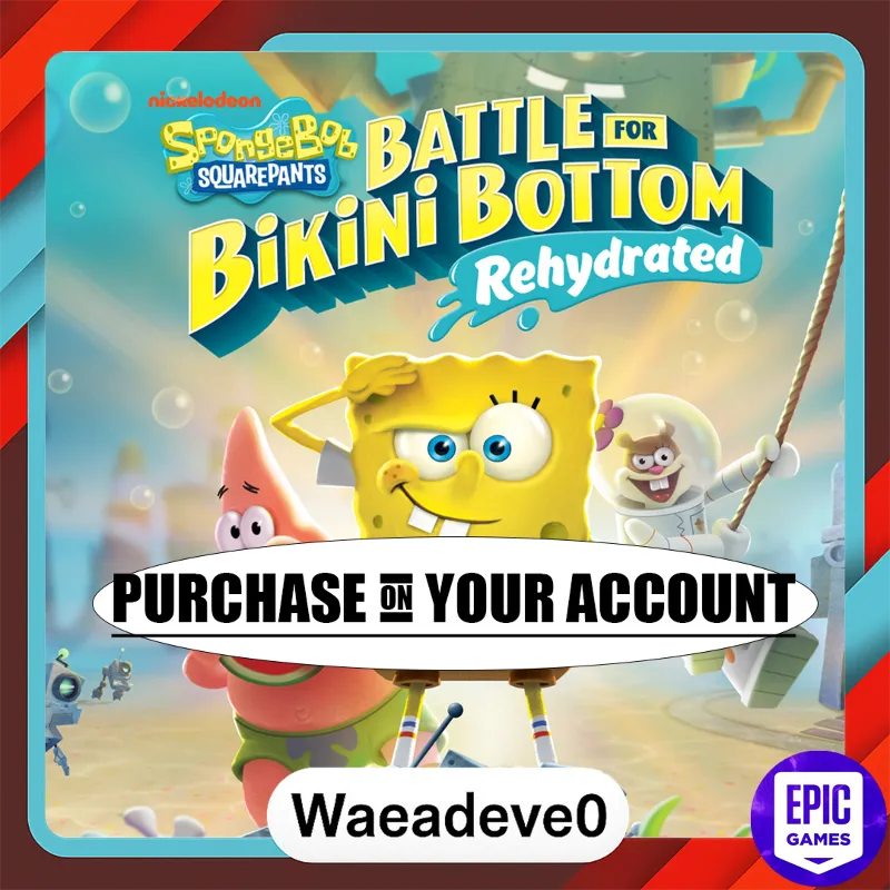 SpongeBob SquarePants: Battle for Bikini Bottom - Rehydrated - Epic games - Purchase