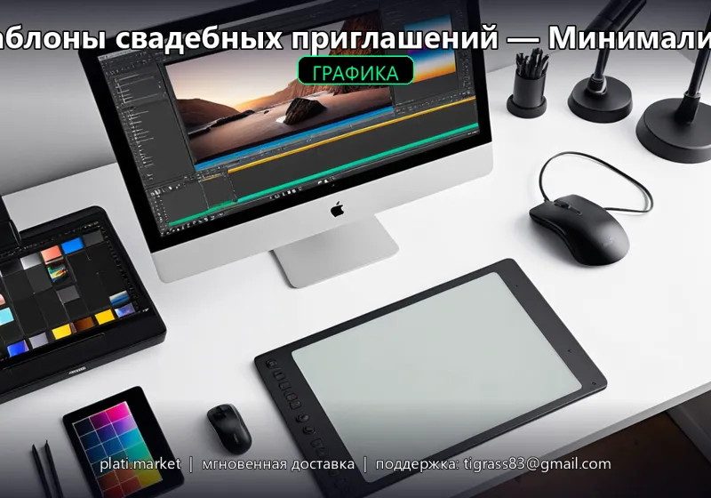 Свадебные приглашения: Modern Minimalist — Figma Plugin