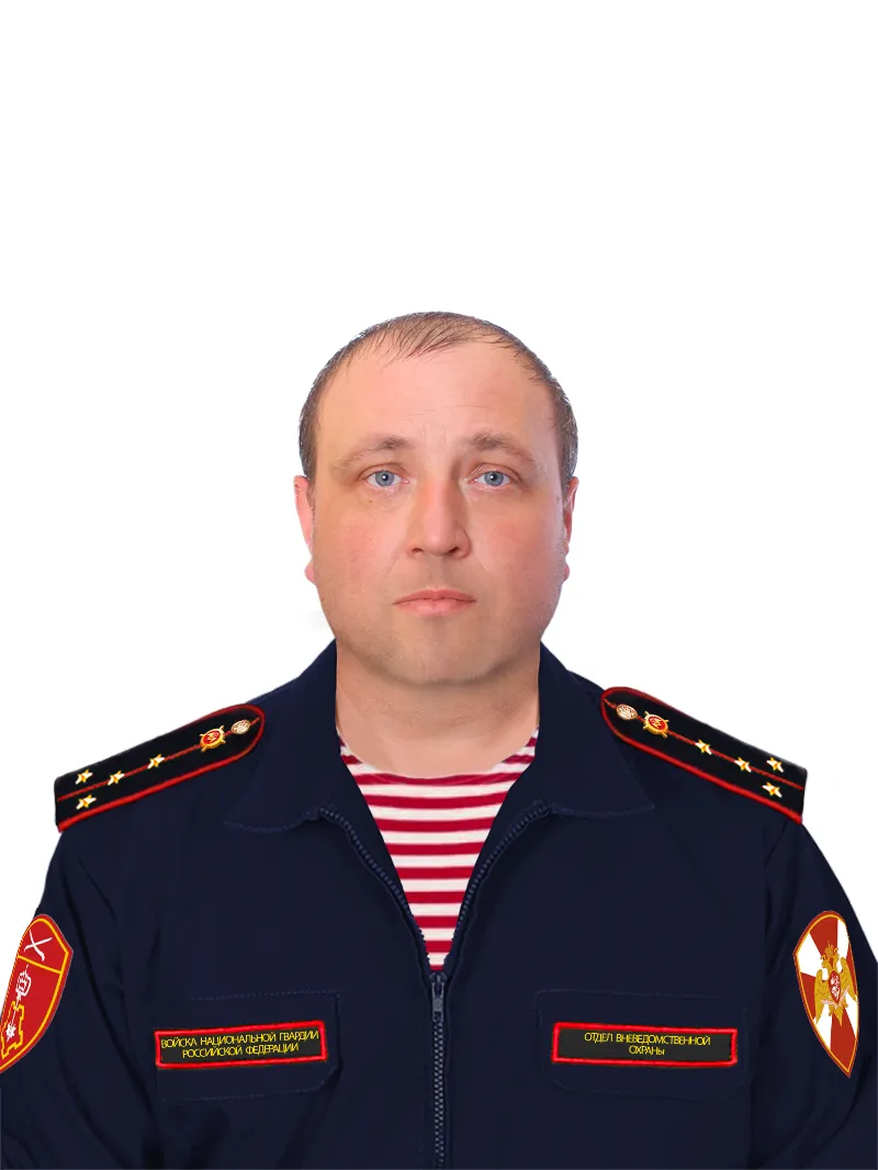 Конструктор офисной формы Росгвардии ВНГ РФ для Photoshop (PSD) 4 в 1 - (Мужская)