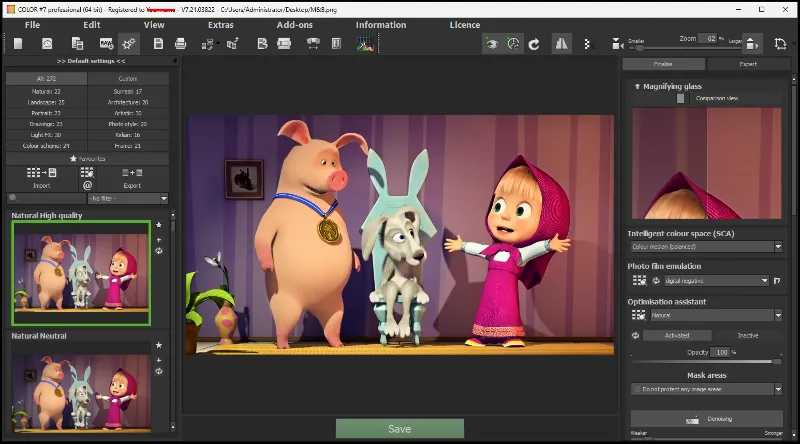 Franzis COLOR Projects 7 professional Серийный номер