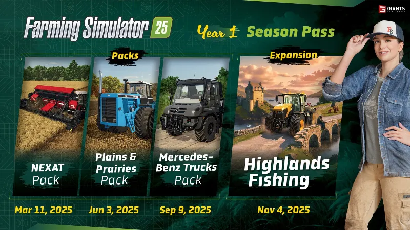 DLC | Farming Simulator 25 - Year 1 Season Pass | STEAM КЛЮЧ | РФ+СНГ