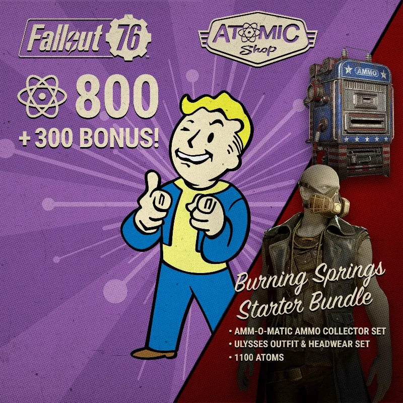 Fallout 76: Burning Springs Starter Bundle | XBOX | На любой аккаунт