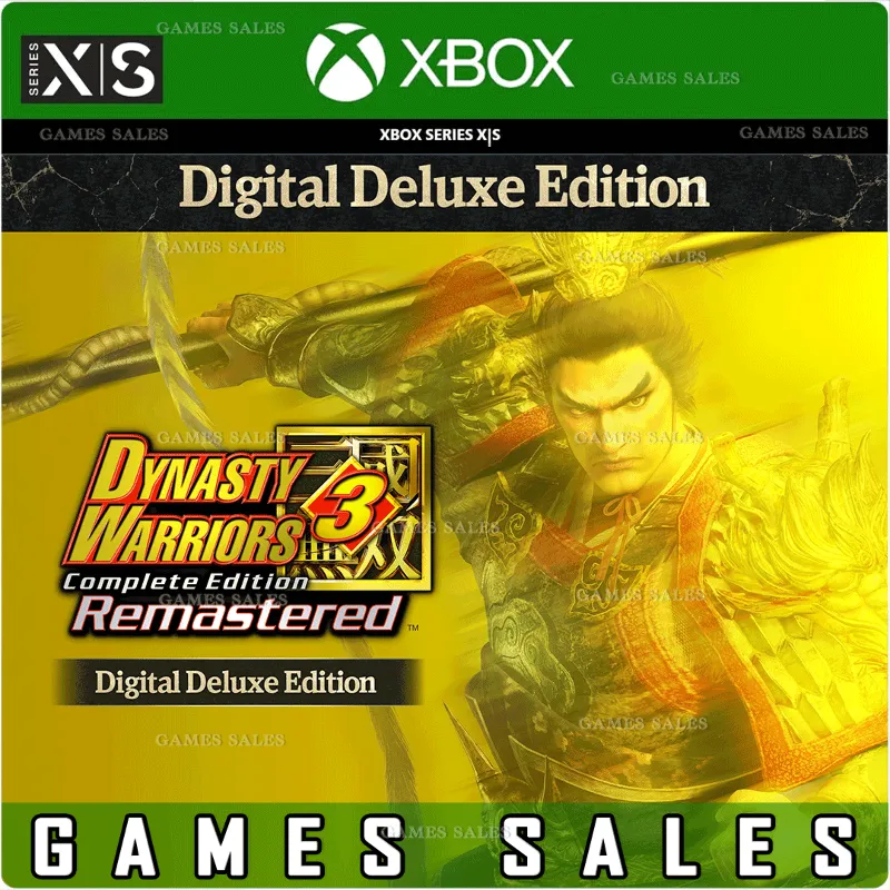 DYNASTY WARRIORS 3: COMPLETE EDITION REMASTERED DIGITAL DELUXE EDITION XBOX X|S
