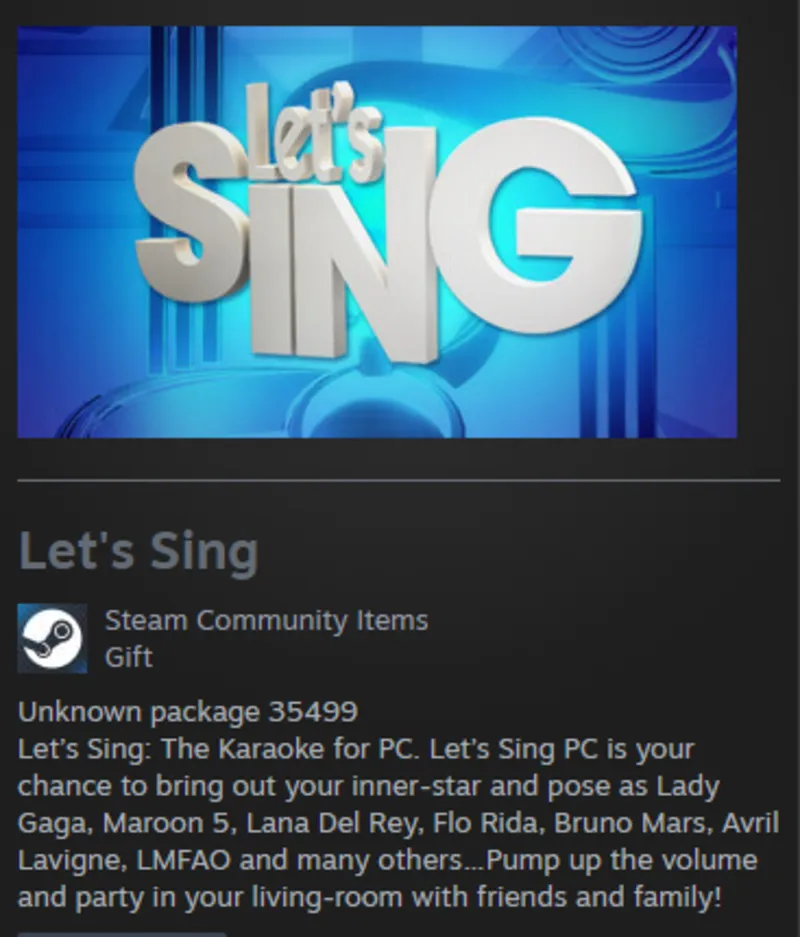 Let's Sing STEAM Gift - Region Free