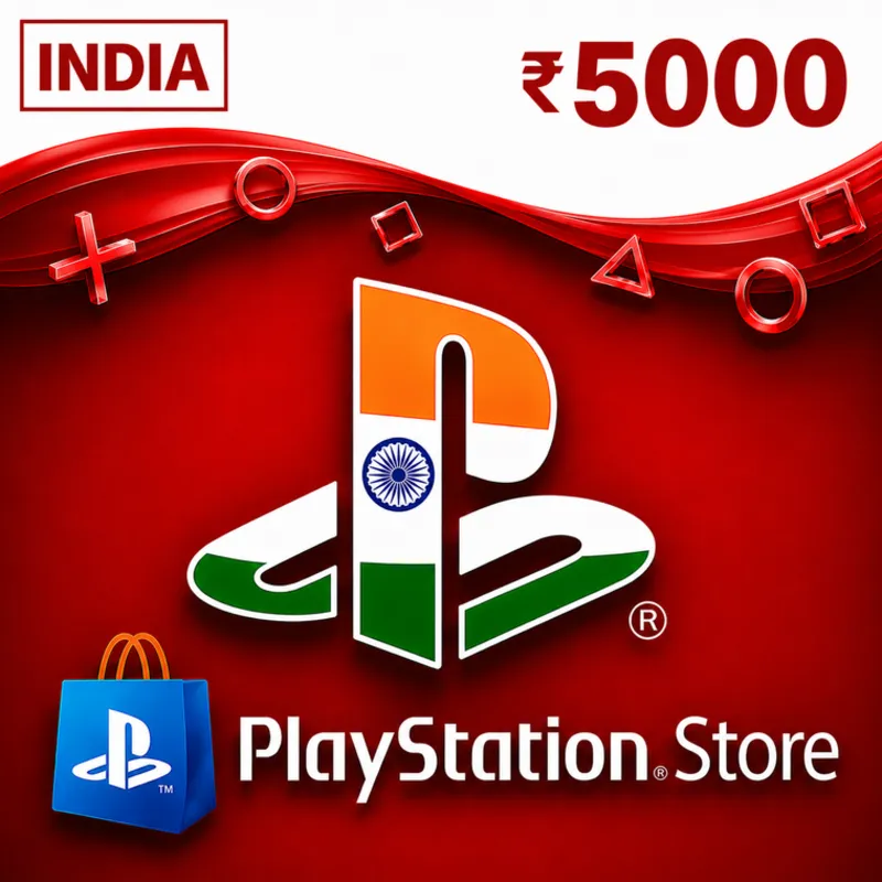 5000 INR - PlayStation PSN - Индия