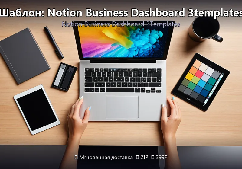 Шаблон: Notion Business Dashboard 3templates